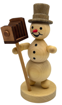 Schneemann als Fotograf